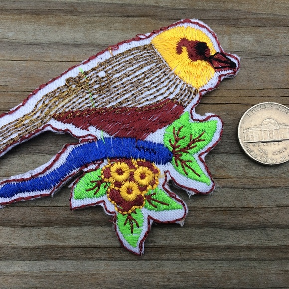 Bird Iron On Patch Embroidery Sticker For Craft - Picture 8 of 8